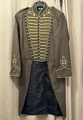Buy SDL Military Steampunk Hussar Jacket Tailcoat Mens Size Large L • 66£