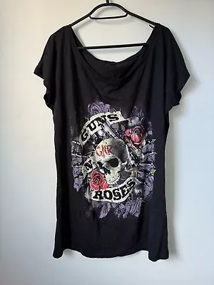 Buy Guns N Roses Ladies Black T-shirt Size XL • 24.99£