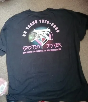 Buy Rare Twisted Sister 30 Year Anniversary T Shirt 1976 - 2006 Size Large L • 16.99£