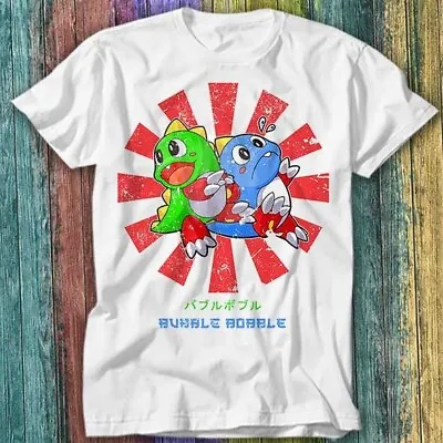 Buy Bubble Bobble Japanese C64 Online Gaming Nerd Gamer Atari T Shirt Top Tee 493 • 6.70£