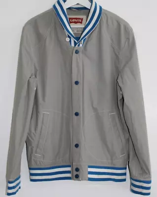 Buy LEVIS Retro Jacket Varsity Style Lightweight Button Up Mens Medium M • 17.95£