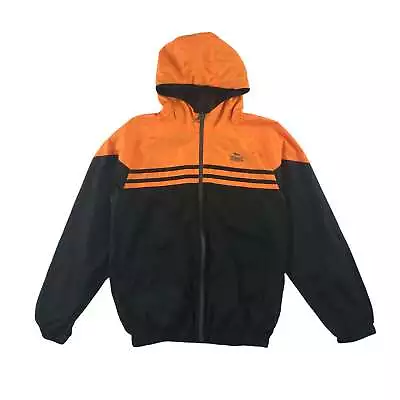 Buy Lonsdale Light Jacket 13 Years Black With Orange Hood And Chest • 7£