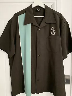 Buy Steady Clothing Rockabilly Bowling Shirt 50’s XL Hot Rod, Tiki • 39£