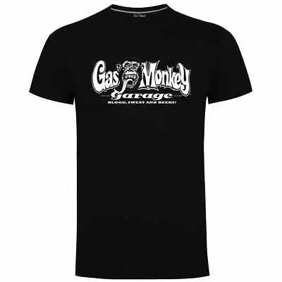 Buy Gas Monkey Garage Blood, Sweat & Beers OG T Shirt - Black - UK STOCK UK SELLER • 17.99£