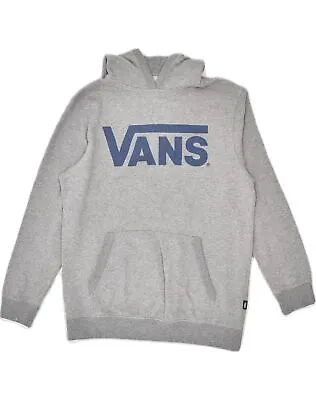 Buy VANS Womens Graphic Hoodie Jumper UK 14 Large Grey Cotton E207 • 13.58£