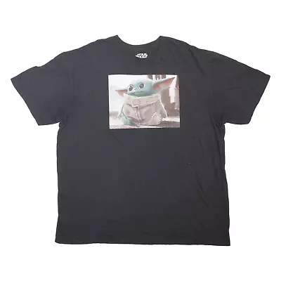 Buy STAR WARS Baby Yoda Grogu Mens T-Shirt Black 2XL • 10.99£