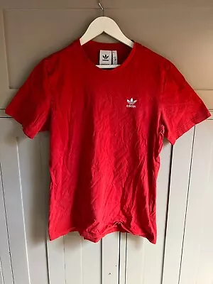 Buy Adidas Essentials Men's T Shirt In Red - Medium Size • 4.50£