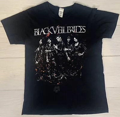 Buy Mens Black Veil Brides Rock Band T Shirt Size Medium Black Emo Music • 13.80£