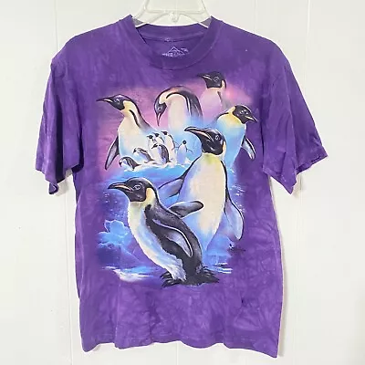 Buy The Mountain Penguins Graphic Casual Shirt - WOMENS Size XL Purple • 18.89£