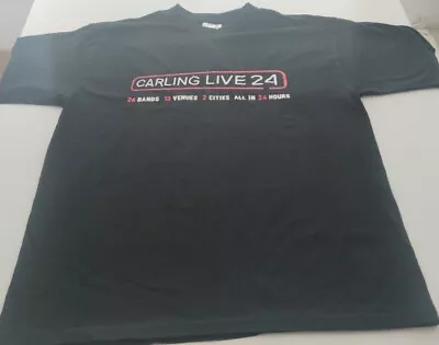 Buy Carling Live 24 Staff T-shirt Large Kaiser Chiefs Baby Shambles Embrace Zutons • 19.99£