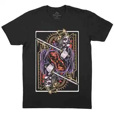 Buy King Of Hearts Card T-Shirt Horror Skull Tattoo Playing Deck Gift Queen P883 • 14.99£