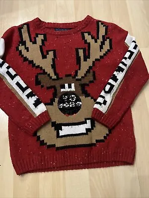 Buy Next Boys Christmas Jumper Age 5 Excellent Condition • 6.50£