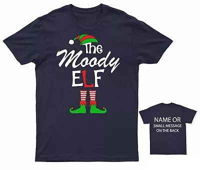 Buy The Moody Elf T-shirt Christmas Xmas • 14.95£