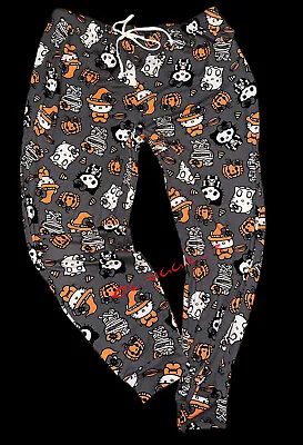 Buy Adult Medium Hello Kitty Halloween Mummy-Skeleton-Witch Pajama Pants New NWT • 29.65£