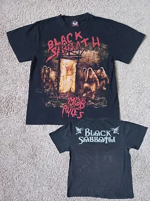 Buy Vintage Black Sabbath Mob Rules T-Shirt - Size S - Heavy Metal - Dio Motorhead • 9.99£