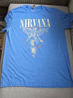 Buy Nirvana T Shirt. Size L • 4.20£