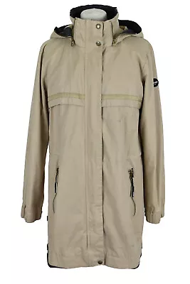 Buy KHUJO Beige Light Parka Hooded Coat Size L • 22.68£