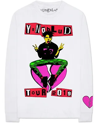 Buy Yungblud 'Tour 2019' (White) Long Sleeve Shirt - NEW & OFFICIAL! • 20.89£