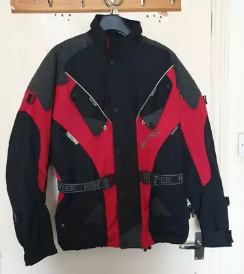 Buy Hunter, Cordura Red And Black, Textile Motorcycle Jacket, Small • 25£