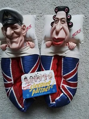 Buy Nwt Spitting Image Queen And Prince Phillip Pillow Slippers 1980s Memorabilia  • 50£