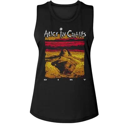 Buy Alice In Chains Dirt Album Women's Tank Alt Rock Metal Cover Art Concert Merch • 28.98£