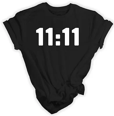 Buy 11:11 Angel Numbers T-Shirt Spiritual Eleven Celestial Mystical Boho Witchy Tee • 15.95£