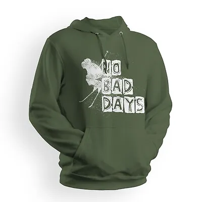 Buy No Bad Days Ski Hoodie | Snow Sports Skier Holiday Sweatshirt Gift • 23.95£