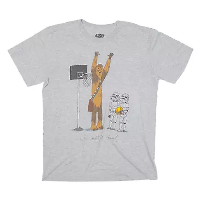 Buy STAR WARS Boys T-Shirt Grey XL • 5.99£