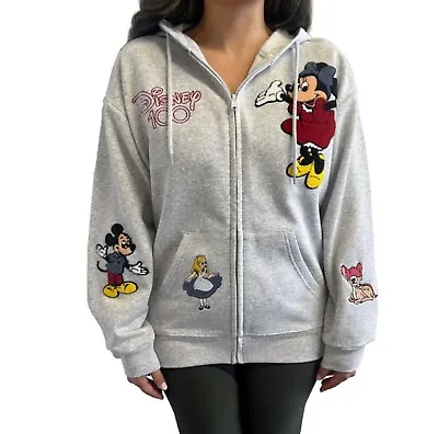 Buy Disney 100 Minnie Licensed Ladies Character Full Hoodie Mickey Mouse • 43.18£