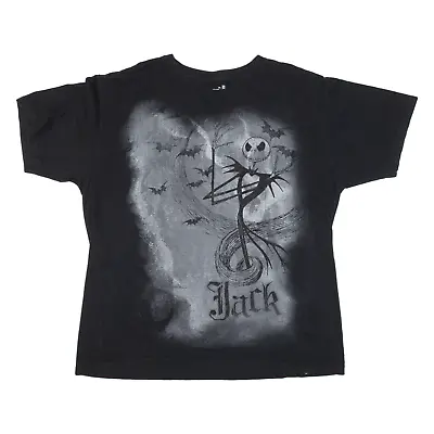 Buy DISNEY Nightmare Before Christmas Jack Skellington Womens T-Shirt Black XL • 10.99£