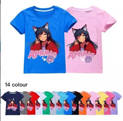 Buy Aphmau YouTube Merch Kids T-Shirt Gaming Kids Boys Girls Tee Tops 2-14Y Gifts • 8.79£
