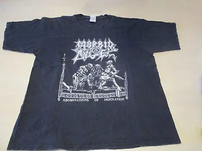Buy MORBID ANGEL Abomination Of Desolation  Shirt Vintage  Napalm Death Terrorizer • 97.62£