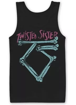Buy Twisted Sister Washed Logo Tank Top Black • 21.87£