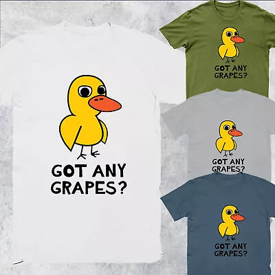 Buy Got Any Grapes Duck Song Mens T-Shirts Tee Top #DGV • 9.99£