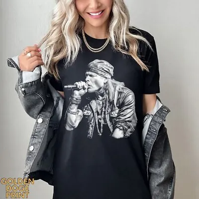 Buy Rock 'n' Roll Rebel Axl Rose Shirt, Guns N' Roses Tribute Tee, Music Icon Merch • 48.44£