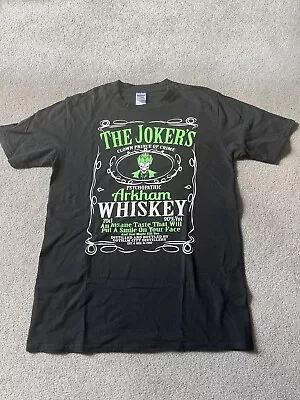 Buy The Joker Arkham Whiskey T Shirt Size M • 5£