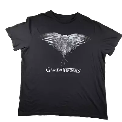 Buy Game Of Thrones T SHirt Size XL Black Cotton Crew Short Sleeve • 8.99£