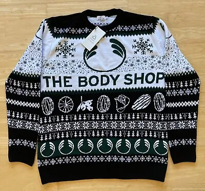 Buy Large 43  Inch Chest The Body Shop Christmas Ugly Sweater Jumper Xmas • 24.99£