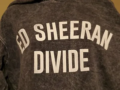 Buy Women’s Ed Sheeran Divide Sweatshirt Hoodie Size S Gray/White World Tour Merch • 19.29£