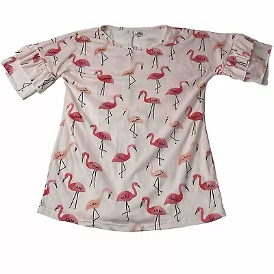 Buy Women’s AOP Flamingo T Shirt All Over Prong Flamingos Small S Tickled Teal • 21.29£