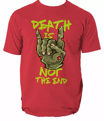Buy Death Is Not The End T Shirt Zombie Retro Horror S-3XL • 14.99£