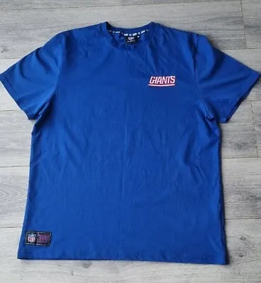 Buy NFL Giants Blue Tshirt Size 3XL Primark Logo Top • 9.99£