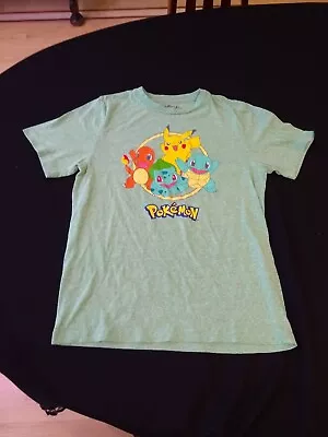 Buy Pokemon Shirt Youth XL Pikachu, Charmander, Bulbasaur • 11.34£