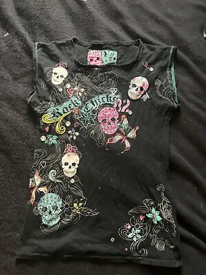 Buy Next Skull Rock Chick T Shirt 5 Years Old • 0.99£