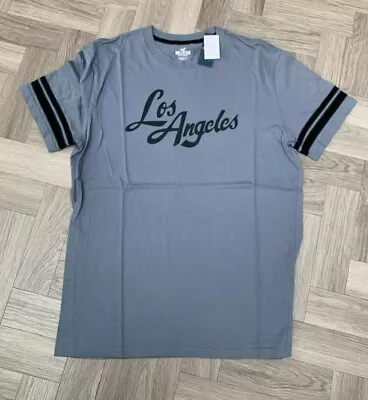 Buy Hollister Relaxed Fit Grey Los Angeles Tee Size Large New With Tags • 16.99£