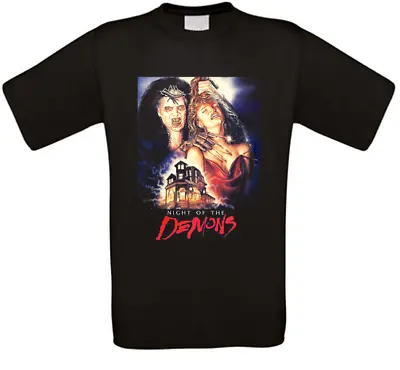 Buy Night Of The Demons Horror Cult Movie T-Shirt • 12.42£