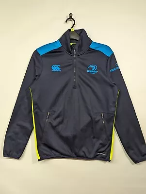 Buy Canterbury 1/4 Zip Pullover Top Blue Mens S • 14.99£