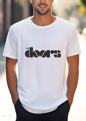 Buy The Doors T-Shirt Rock Heavy Metal Mens Womens Unisex White S M L XL XXL • 12.99£