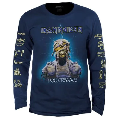 Buy Official Licensed T-Shirt Long Sleeve Iron Maiden Powerslave By Stamp Rockwear • 47.25£
