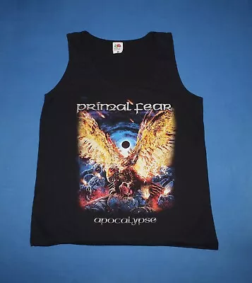 Buy Primal Fear Shirt Apocalypse Tour 2018 Europe Power Metal Band Women's Tee Large • 62.22£